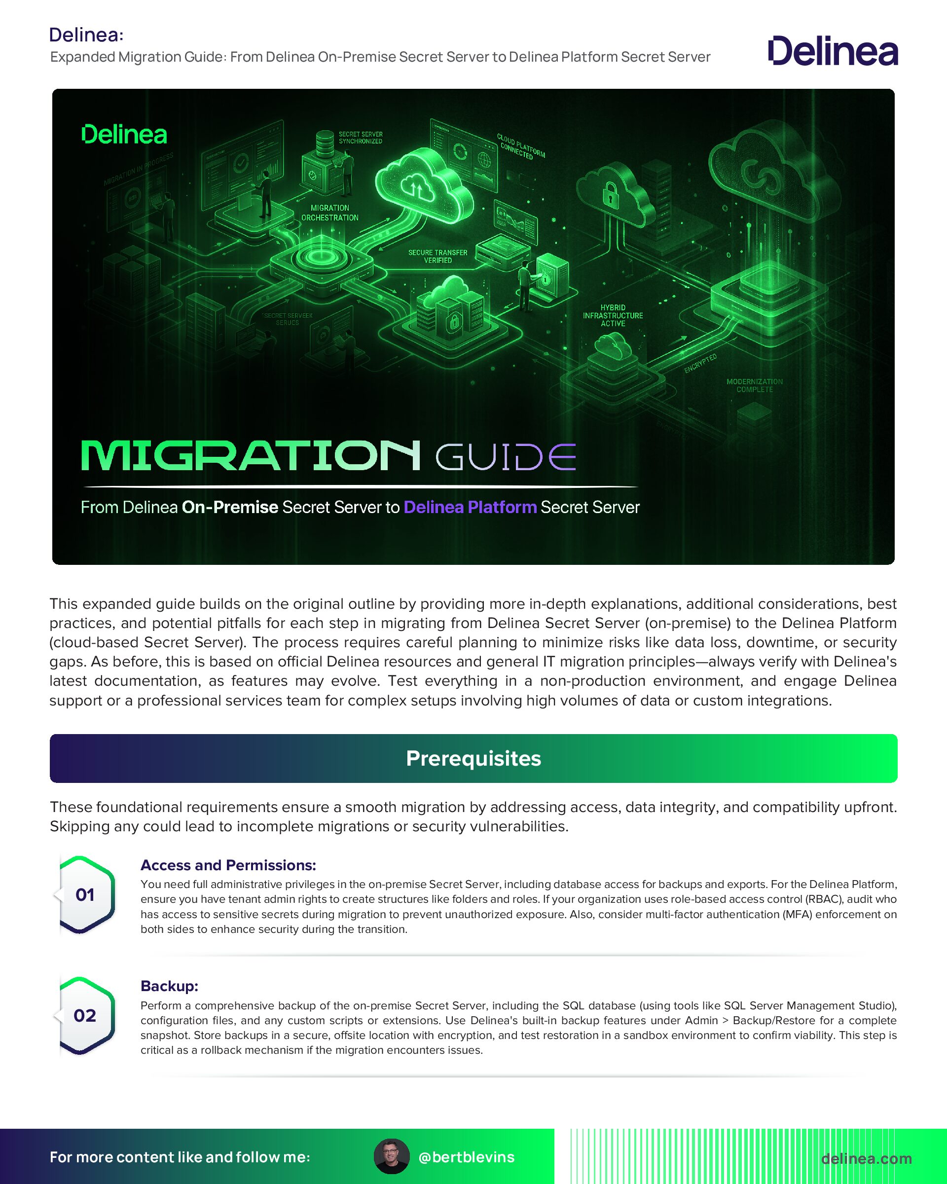 Migration Guide – From Delinea On-Premise Secret Server to Delinea Platform Secret