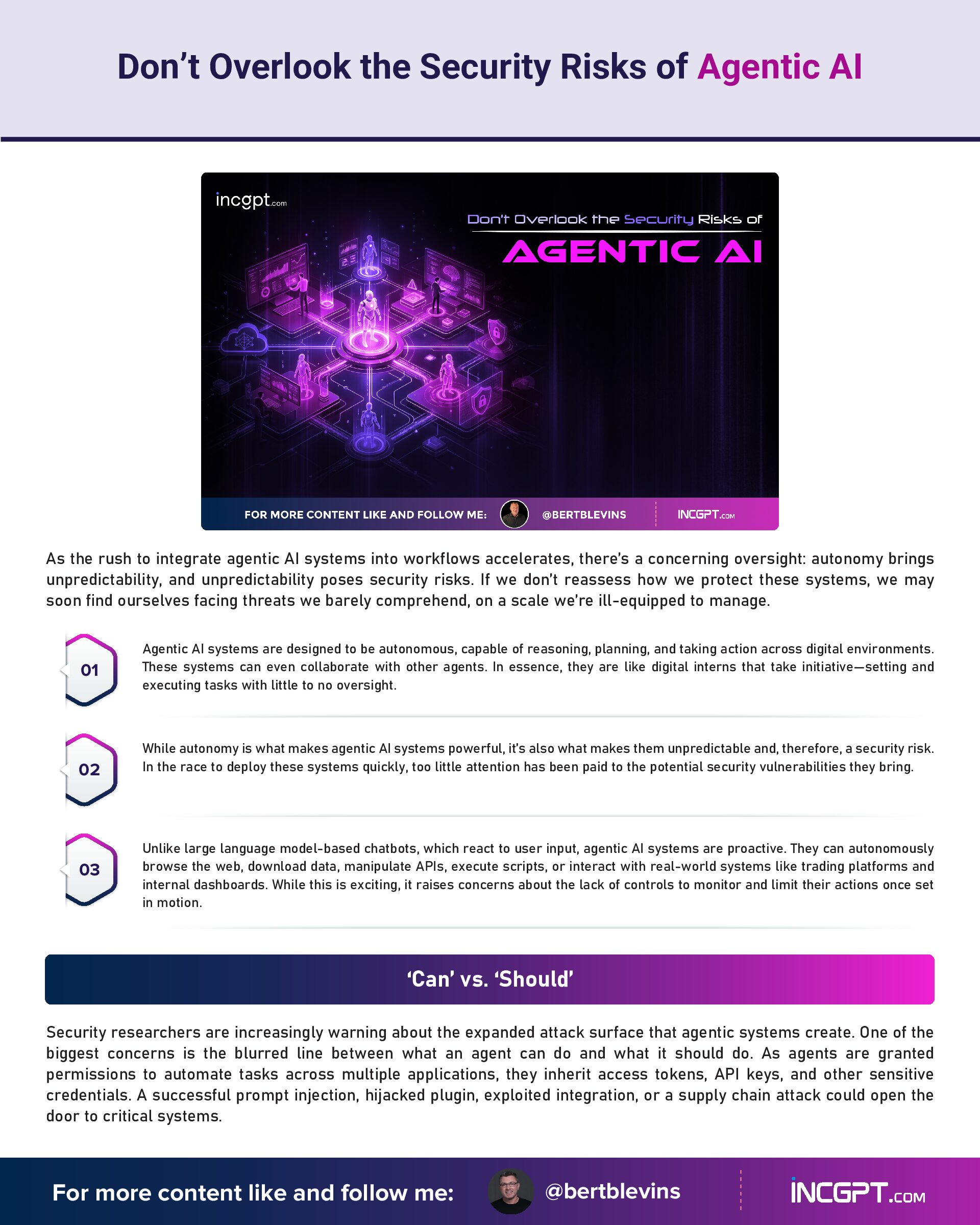 Don’t Overlook the Security Risks of Agentic AI